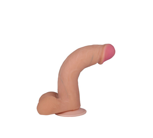 Телесный фаллоимитатор на присоске F F BEST COCK 7 - 20 см.