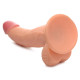Заказать Телесный фаллоимитатор на присоске 7.5 Dildo with Balls - 21,5 см.