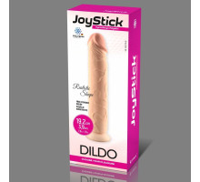 Телесный фаллоимитатор JoyStick на присоске - 19,2 см.