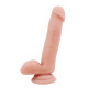 Заказать Телесный фаллоимитатор-реалистик Dual Density Dildo - 18 см.