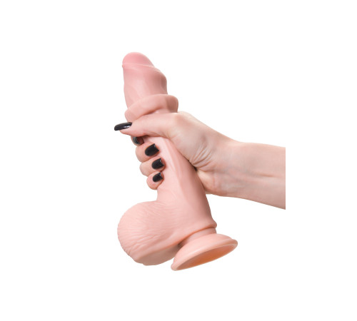 Телесный реалистичный фаллоимитатор My Sweety - 21,5 см.