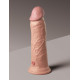 Заказать Телесный фаллоимитатор 8 Silicone Dual Density Cock - 22,8 см.