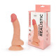 Заказать Телесный фаллоимитатор-реалистик Erowoman - 19 см.
