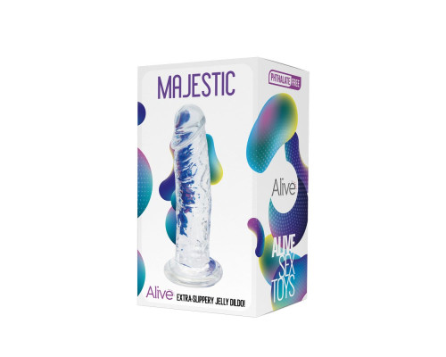 Заказать Прозрачный фаллоимитатор на присоске Majestic Jelly Dildo - 14,7 см. Заказать Прозрачный фаллоимитатор на присоске Majestic Jelly Dildo - 14,7 см.