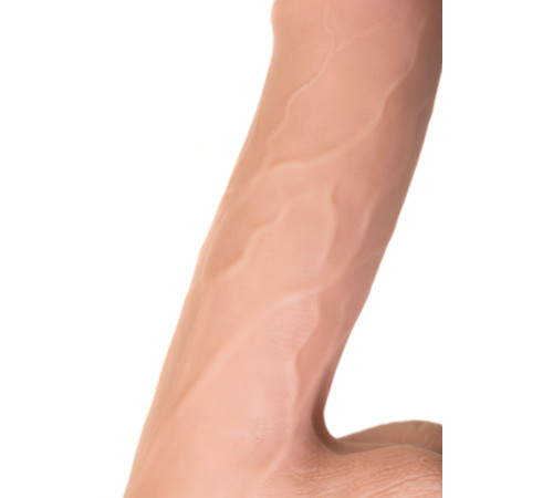 Телесный реалистичный фаллоимитатор My Treasure - 18,5 см.