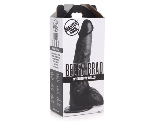 Заказать Черный фаллоимитатор Beefy Brad 9’’ Dildo with Balls - 22,4 см. Заказать Черный фаллоимитатор Beefy Brad 9’’ Dildo with Balls - 22,4 см.