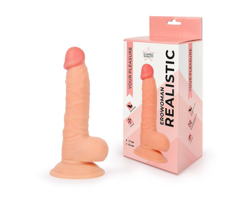 Заказать Телесный фаллоимитатор Erowoman - 19,5 см. Заказать Телесный фаллоимитатор Erowoman - 19,5 см.