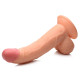 Заказать Телесный фаллоимитатор на присоске 7.5 Dildo with Balls - 21,5 см.
