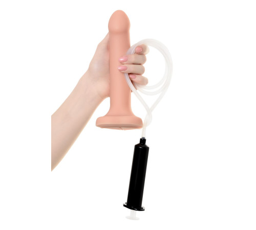 Телесный фаллос с имитацией эякуляции Silicon Cum Dildo L - 19,6 см. Телесный фаллос с имитацией эякуляции Silicon Cum Dildo L - 19,6 см.