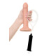 Заказать Телесный фаллос с имитацией эякуляции Silicon Cum Dildo L - 19,6 см.