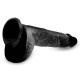 Заказать Черный фаллоимитатор Beefy Brad 9’’ Dildo with Balls - 22,4 см.