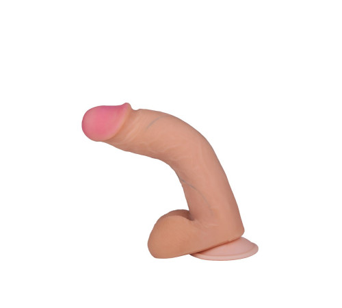 Телесный фаллоимитатор на присоске F F BEST COCK 7 - 20 см.