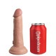 Заказать Телесный фаллоимитатор 6 Silicone Dual Density Cock - 17 см.