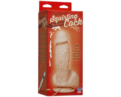 Заказать Фаллоимитатор с имитацией семяизвержения The Amazing Squirting Realistic Cock - 18,8 см. Заказать Фаллоимитатор с имитацией семяизвержения The Amazing Squirting Realistic Cock - 18,8 см.