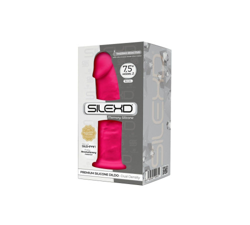 Розовый фаллоимитатор SILEXD Model 2 - 19 см.