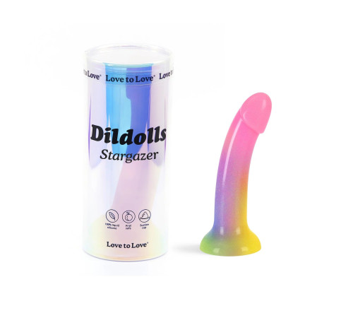 Фаллоимитатор из жидкого силикона Dildolls Stargazer - 17,6 см. Фаллоимитатор из жидкого силикона Dildolls Stargazer - 17,6 см.