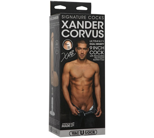 Телесный фаллоимитатор Xander Corvus 9  ULTRASKYN Cock - 22,9 см.