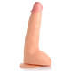 Заказать Телесный фаллоимитатор Beefy Brad 9’’ Dildo with Balls - 22,4 см.