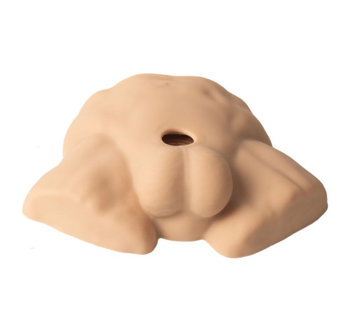 Телесный мужской полуторс с фаллоимитатором SILEXD Apollo S 7