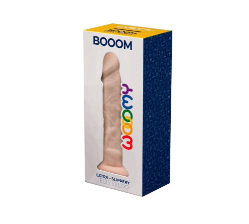 Телесный фаллоимитатор Booom - 19,3 см. Телесный фаллоимитатор Booom - 19,3 см.