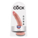 Телесный фаллоимитатор с присоской 7 Cock - 17,8 см.