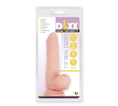 Телесный фаллоимитатор-реалистик Dual Density Dildo - 20 см.