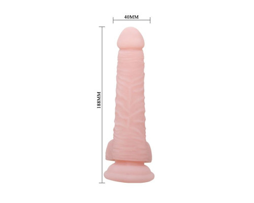 Заказать Телесный фаллоимитатор с присоской Super Dildo - 18,8 см. Заказать Телесный фаллоимитатор с присоской Super Dildo - 18,8 см.