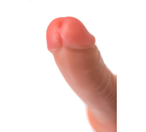 Телесный реалистичный фаллоимитатор RealStick CALIBER - 20 см.