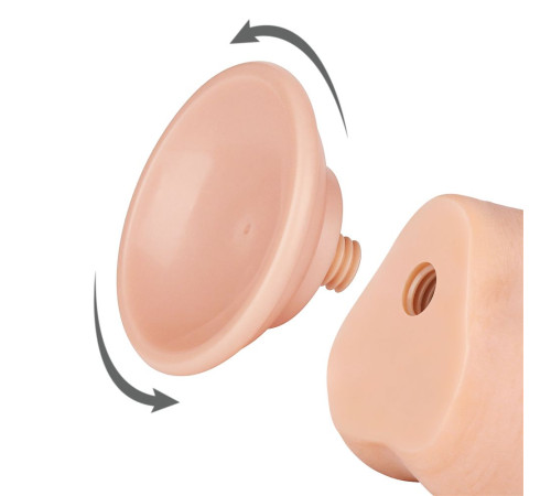 Телесный фаллоимитатор 8.5 Sliding Skin Dual Layer Dong - 22 см.