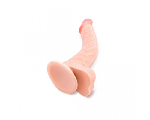 Заказать Телесный фаллоимитатор-реалистик Pink Vibe - 21 см.