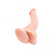 Заказать Телесный фаллоимитатор-реалистик Pink Vibe - 21 см.