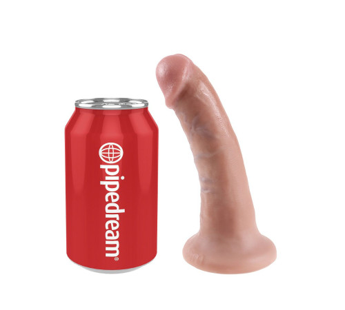 Телесный фаллоимитатор 6 Cock на присоске - 15,2 см. Телесный фаллоимитатор 6 Cock на присоске - 15,2 см.