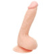 Заказать Реалистичный фаллоимитатор G-GIRL STYLE 7INCH DONG WITH SUCTION CAP - 17,8 см.