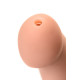 Заказать Телесный фаллос с имитацией эякуляции Silicon Cum Dildo L - 19,6 см.