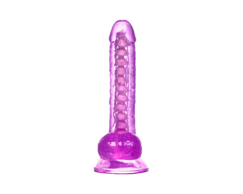 Фиолетовый реалистичный фаллоимитатор Celiam - 20,5 см.