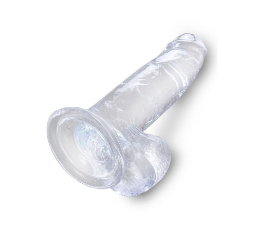Прозрачный фаллоимитатор 7 Cock with Balls - 20,3 см. Прозрачный фаллоимитатор 7 Cock with Balls - 20,3 см.