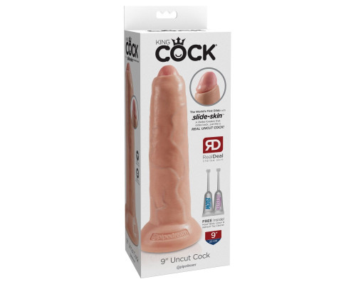 Заказать Телесный необрезанный фаллоимитатор на присоске 9 Uncut Cock - 25,4 см. Заказать Телесный необрезанный фаллоимитатор на присоске 9 Uncut Cock - 25,4 см.