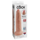 Заказать Телесный необрезанный фаллоимитатор на присоске 9 Uncut Cock - 25,4 см.