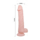 Заказать Телесный фаллоимитатор на присоске Super Dildo - 22 см.