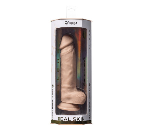 Телесный фаллоимитатор Real Skin Model 1 - 23 см.