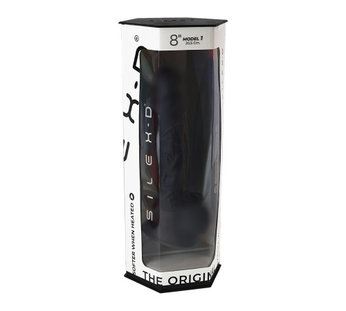 Черный фаллоимитатор SILEXD Model 1 - 20,5 см.