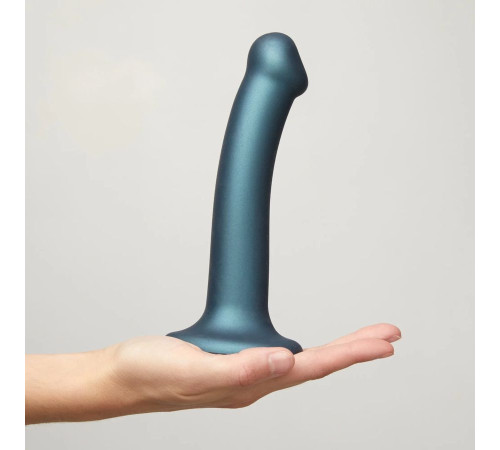 Голубой фаллоимитатор Mono Density Dildo Size M - 16 см.