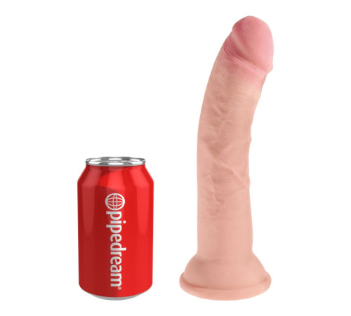 Телесный фаллоимитатор на присоске 8  Triple Density Cock - 24,1 см.