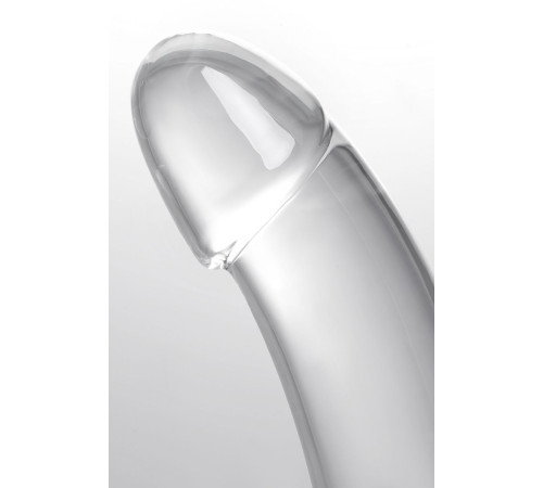 Прозрачный реалистичный фаллоимитатор Cryst - 15 см.