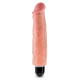Заказать Телесный вибратор-реалистик 7 Vibrating Stiffy - 21,6 см.