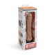 Заказать Кофейный вибратор-реалистик 8 Girthy Realistic Vibrator - 24,5 см.