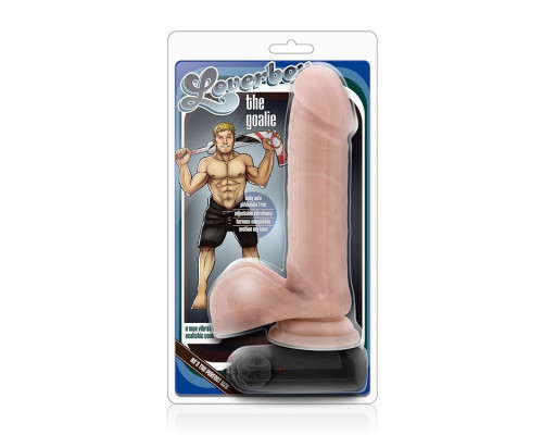Заказать Телесный вибратор THE GOALIE 8INCH DILDO  - 20,3 см.