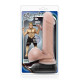 Заказать Телесный вибратор THE GOALIE 8INCH DILDO  - 20,3 см.