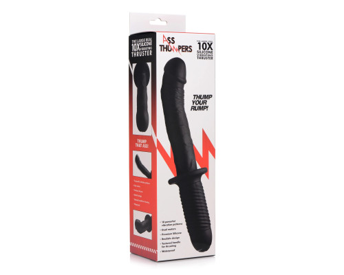 Заказать Черный вибратор The Large Realistic 10X Silicone Vibrator with Handle - 30,5 см. Заказать Черный вибратор The Large Realistic 10X Silicone Vibrator with Handle - 30,5 см.