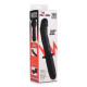 Заказать Черный вибратор The Large Realistic 10X Silicone Vibrator with Handle - 30,5 см.